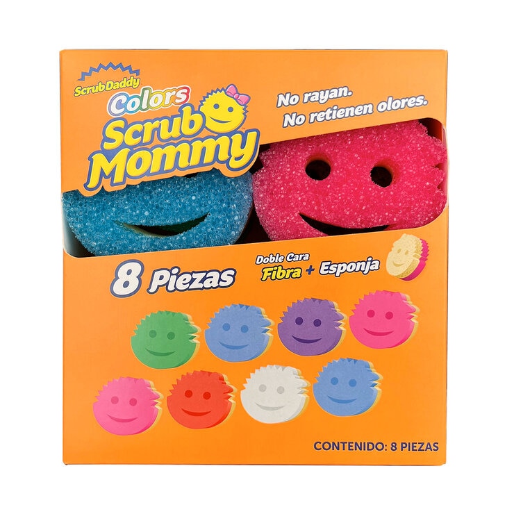 Scrub Mommy Fibras 8 pzs — Imagen 1 de 4