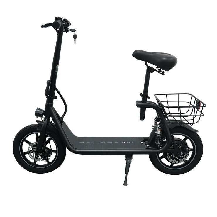 Delorean Scooter Eléctrico con Asiento — Imagen 1 de 4