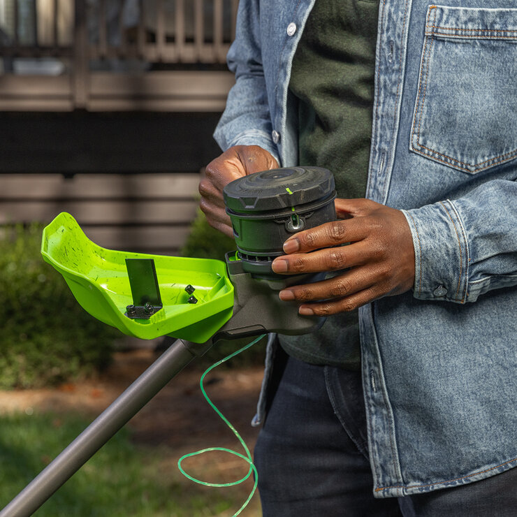 Greenworks, Cortadora de Césped de 80 V — Imagen 2 de 4