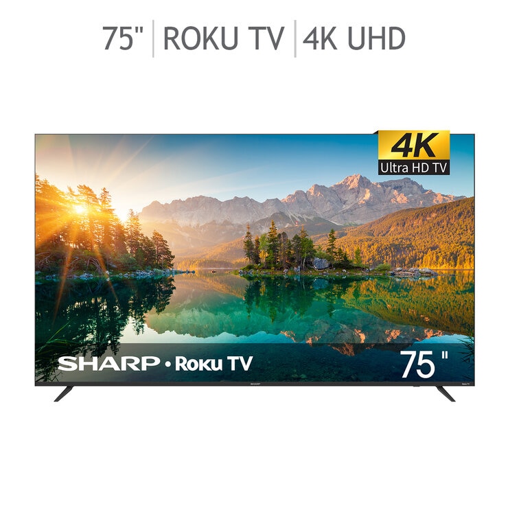 Sharp Pantalla 75" 4K UHD Smart TV — Imagen 1 de 3
