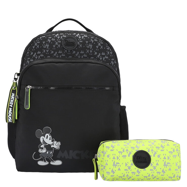 Piagui Mochila Juvenil de Mickey o Minnie con Lapicera — Imagen 1 de 4