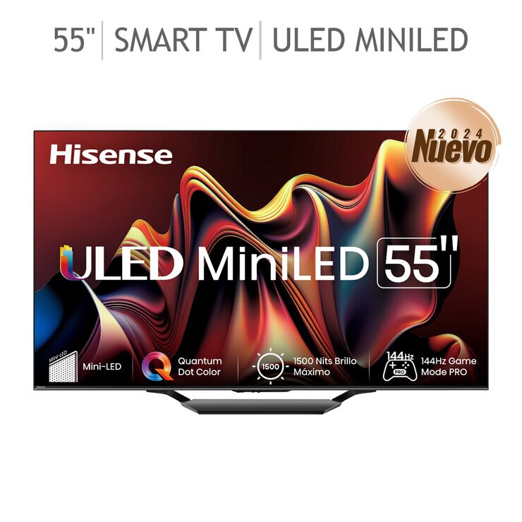 Hisense Pantalla 55" ULED Miniled 4K Google TV — Imagen 1 de 4
