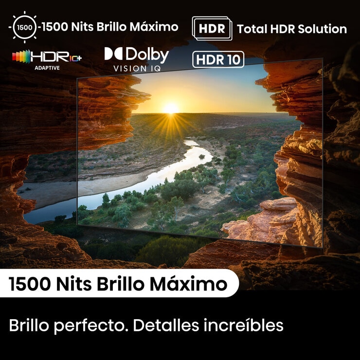 Hisense Pantalla 75" ULED MINILED 4K Google TV — Imagen 3 de 4