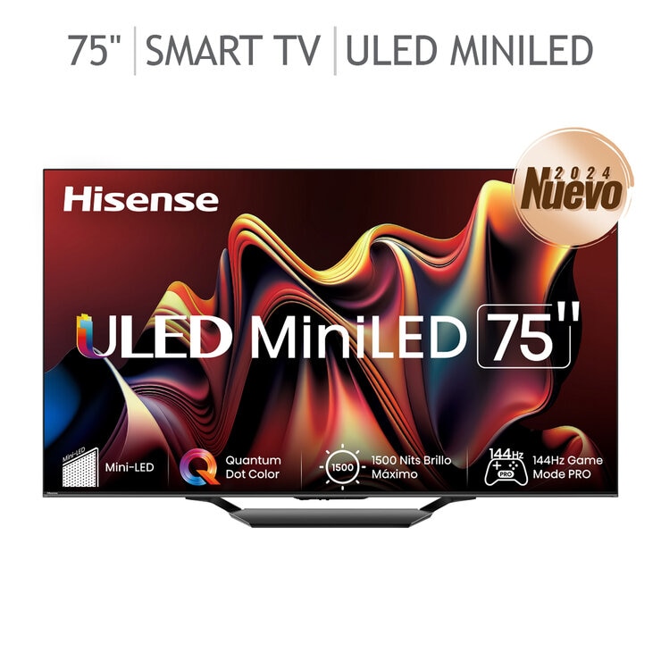 Hisense Pantalla 75" ULED MINILED 4K Google TV — Imagen 1 de 4