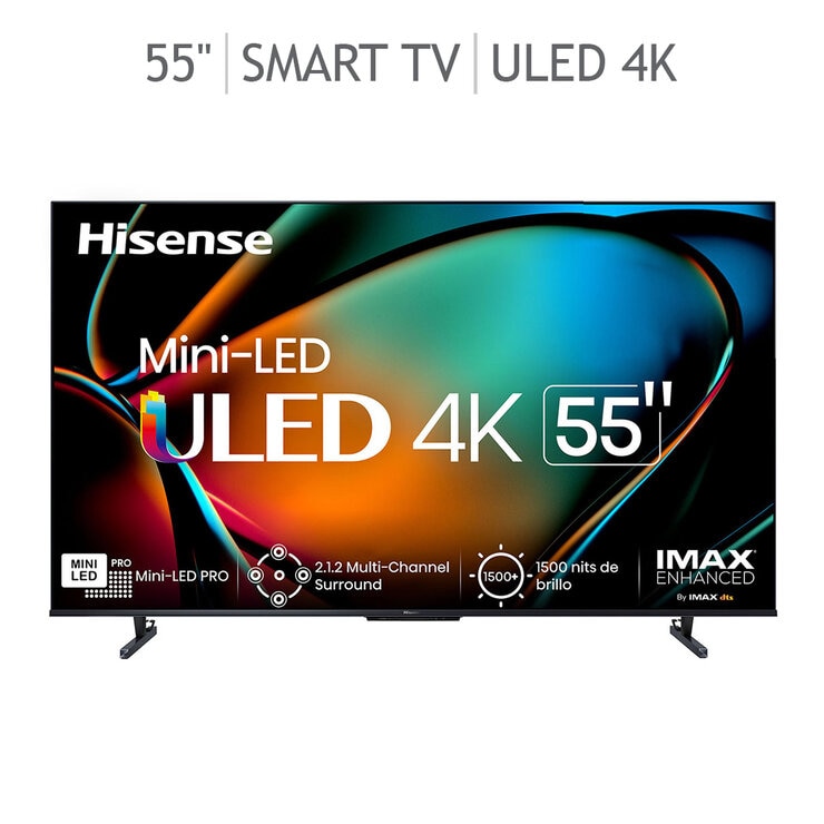 Hisense Pantalla 55" ULED Miniled 4K Android TV — Imagen 1 de 4