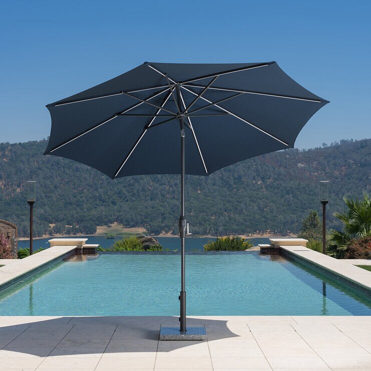 SunVilla, Sombrilla con luz LED de 3m