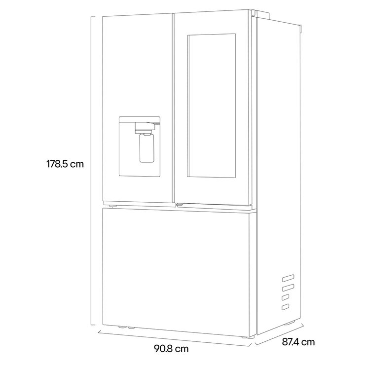 Refrigerador LG Instaview Door in Door- French Door 31 cu ft. — Imagen 2 de 4