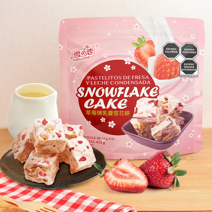 Yuki & Love Pastelitos de Fresa 432 g — Imagen 3 de 3