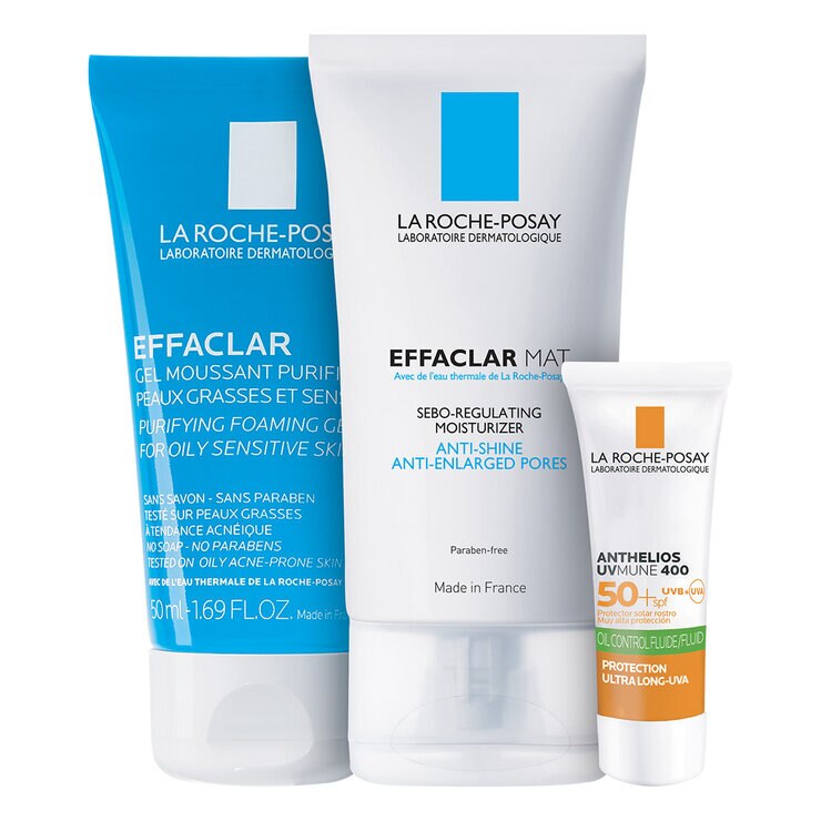 La Roche Posay Effaclar Mat + Effaclar Gel 50 ml + Anthelios Oil 3 ml — Imagen 3 de 3