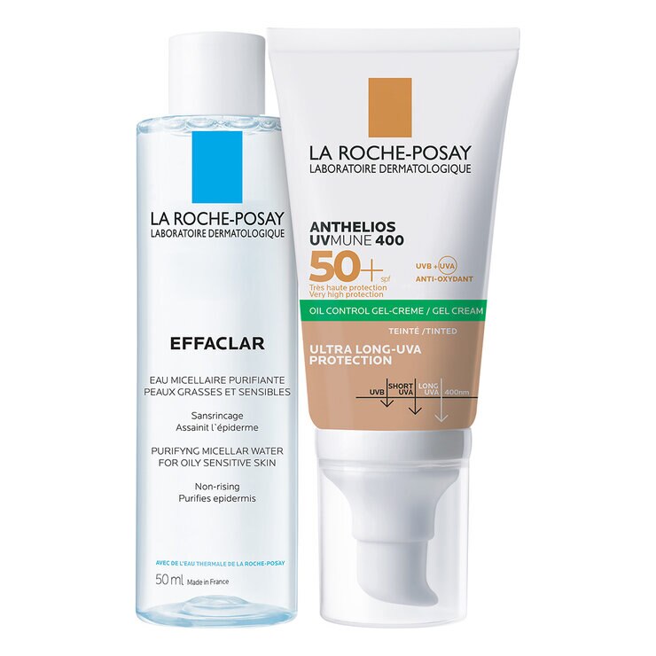 La Roche Posay Pack Anthelios UV Mune Oil Control Gel 50 ml TT + Effaclar Agua Micelar 50 ml — Imagen 3 de 3