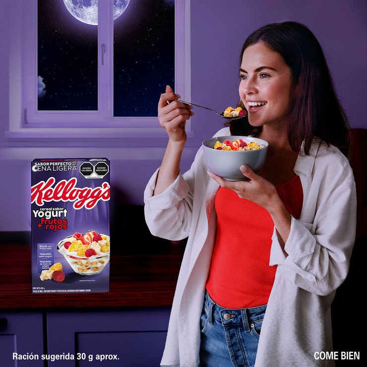 Kellogg's Cereal Sabor Yogurt Frutos Rojos 640 g — Imagen 2 de 4