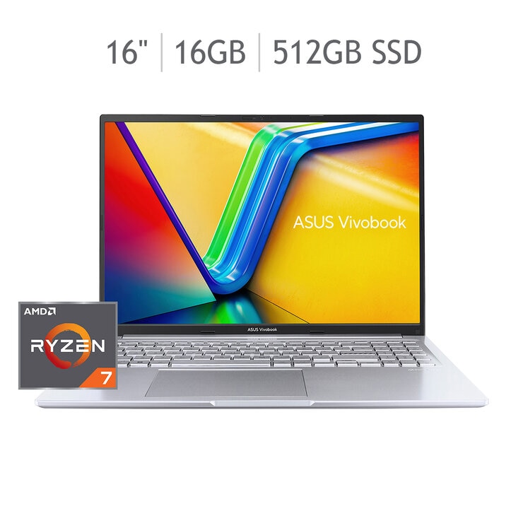 ASUS Vivobook 16 Laptop 16" Full HD AMD Ryzen 7 16GB 512GB SSD — Imagen 1 de 4