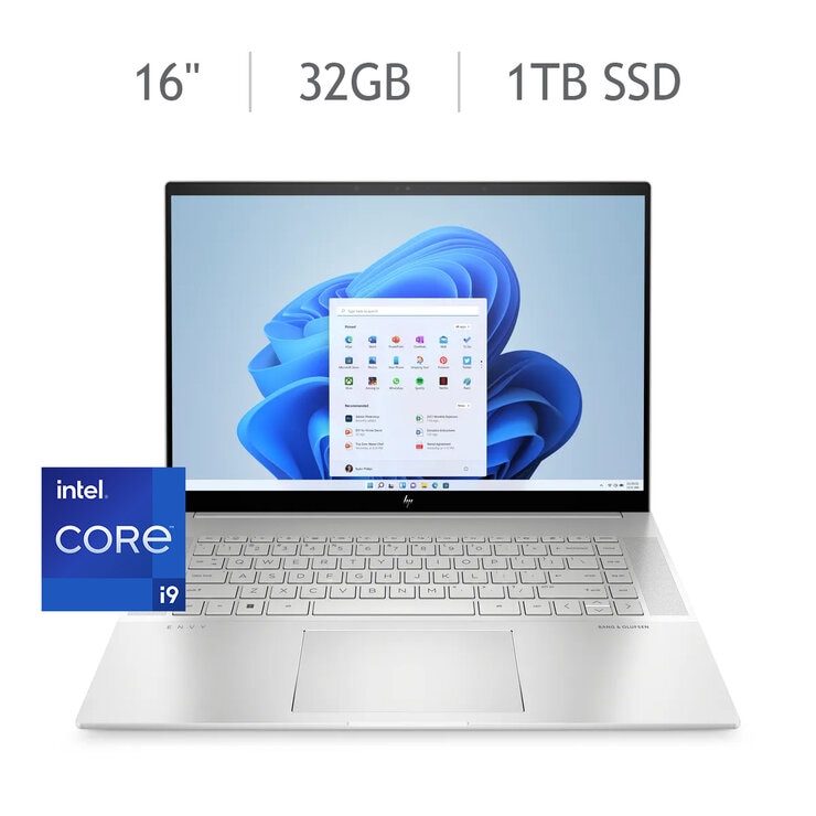 HP Envy 16-h1003la Laptop 16" 2.8K OLED Intel Core i9 32GB 1TB SSD + Mochila — Imagen 1 de 4