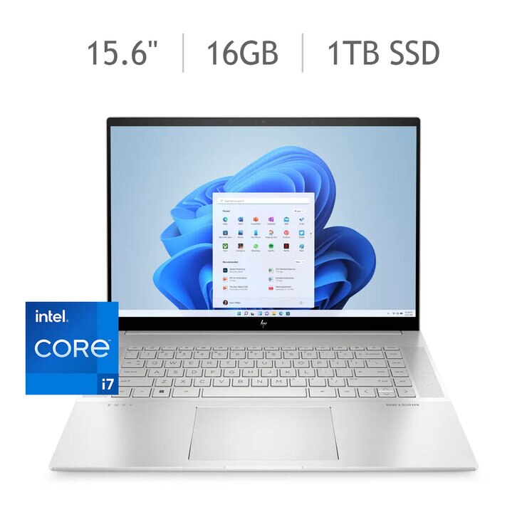 HP Envy 16-h1001la Laptop 16" 2.8K OLED Intel Core i7 16GB 1TB SSD + Mochila — Imagen 1 de 4