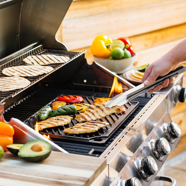 Lodge Cast Iron Plancha / Parrilla De Doble Lado De Hierro Fundido Curado — Imagen 2 de 4