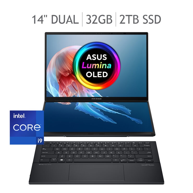 ASUS Zenbook DUO Laptop 14" 3K OLED Dual Intel Core i9 32GB 2TB SSD — Imagen 1 de 4