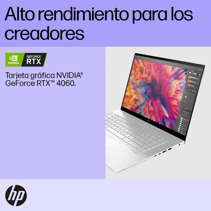 HP Envy 16-h1001la Laptop 16" 2.8K OLED Intel Core i7 16GB 1TB SSD + Mochila — Imagen 3 de 4