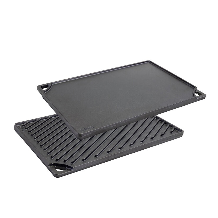 Lodge Cast Iron Plancha / Parrilla De Doble Lado De Hierro Fundido Curado — Imagen 4 de 4