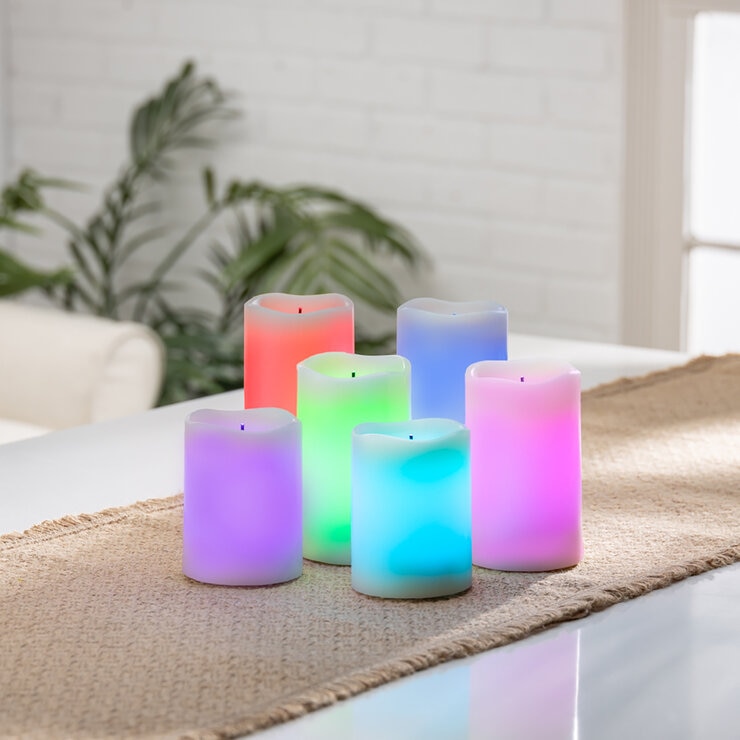 Glow Wick 6 Piezas de Velas Led que Cambian de Color — Imagen 2 de 4