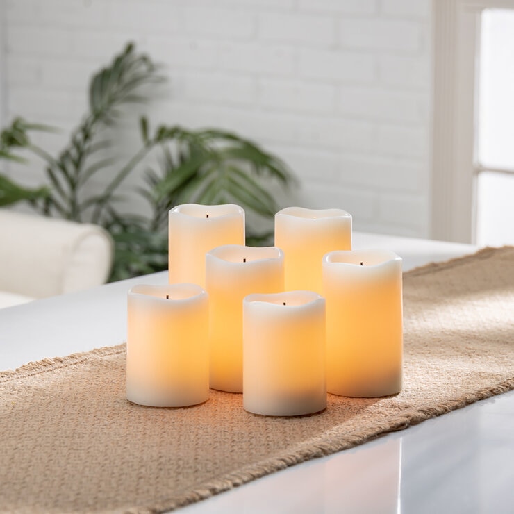 Glow Wick 6 Piezas de Velas Led que Cambian de Color — Imagen 1 de 4