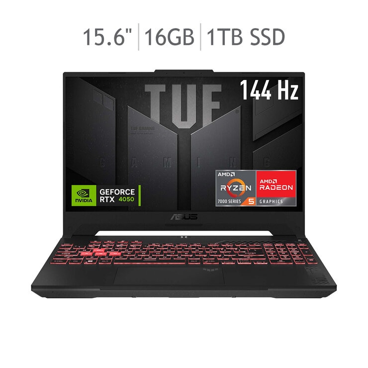 ASUS TUF Gaming Laptop 15.6" Full HD AMD Ryzen 5 16GB 1TB SSD  — Imagen 1 de 4