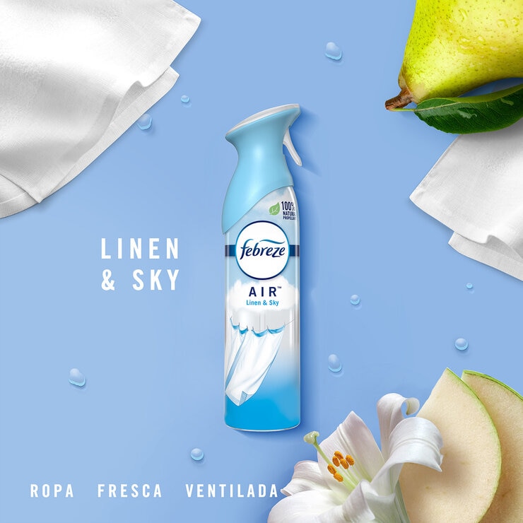 Aromatizante Febreze Air Linen & sky + Hawaiian aloha + Ocean + Kitchen odor eliminator 4 pzas de 250g — Imagen 2 de 4