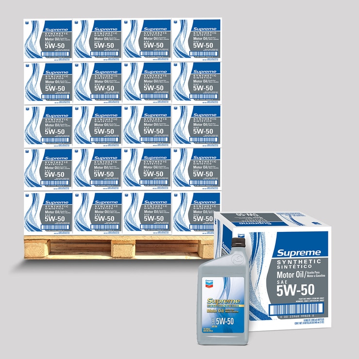 Chevron Aceite Sintético 5W50 100 cajas