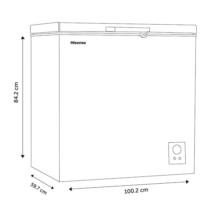 Hisense Congelador 9 Pies  — Imagen 3 de 4