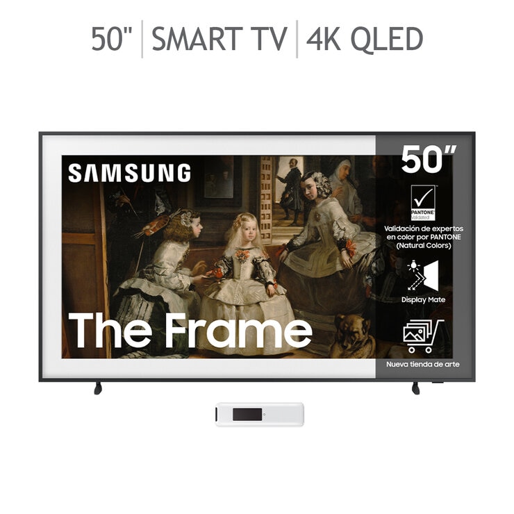 Samsung Pantalla 50" QLED The Frame 4K Smart TV + Marco — Imagen 1 de 4