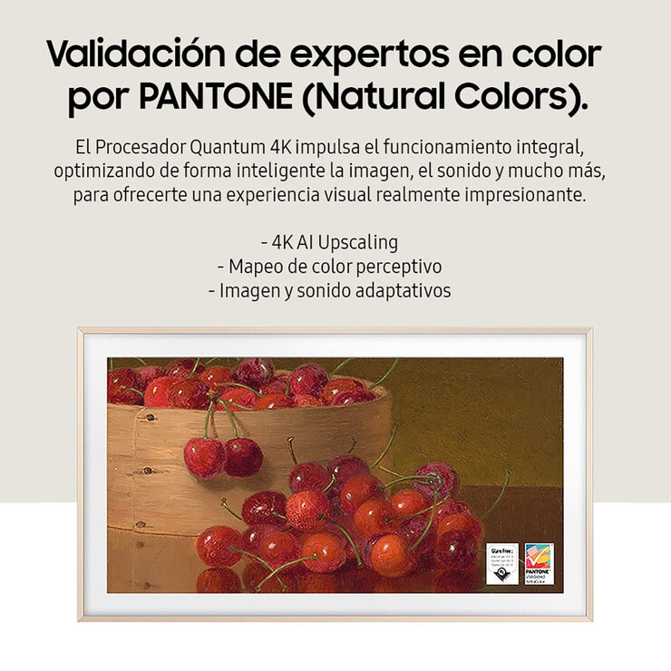 Samsung Pantalla 50" QLED The Frame 4K Smart TV + Marco — Imagen 3 de 4