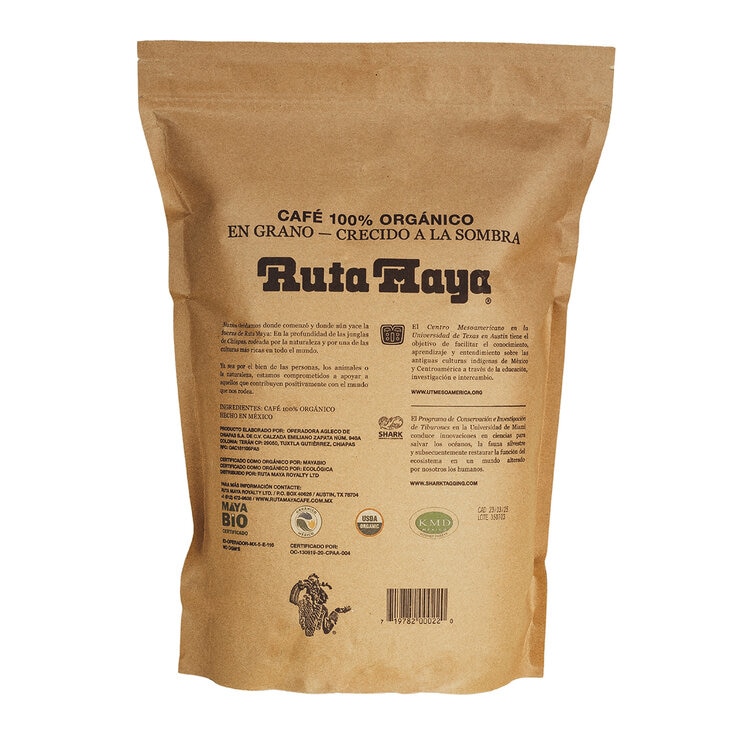 Ruta Maya Café Orgánico Grano Entero 2.26 Kg — Imagen 2 de 3