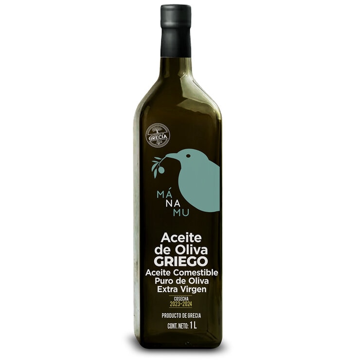 Mánamu Aceite De Oliva Extra Virgen Griego 1 l — Imagen 1 de 3