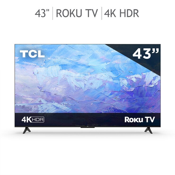 TCL Pantalla 43" 4K UHD Roku TV — Imagen 1 de 4