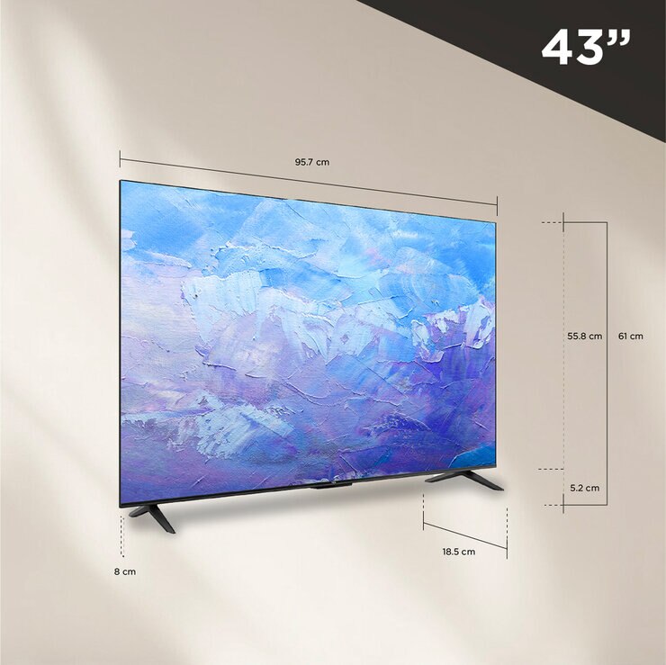 TCL Pantalla 43" 4K UHD Roku TV — Imagen 3 de 4