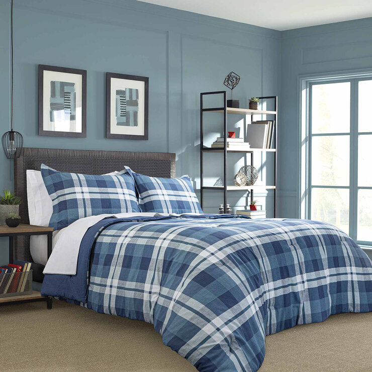 Nautica Edredon King Crossview Plaid — Imagen 1 de 3