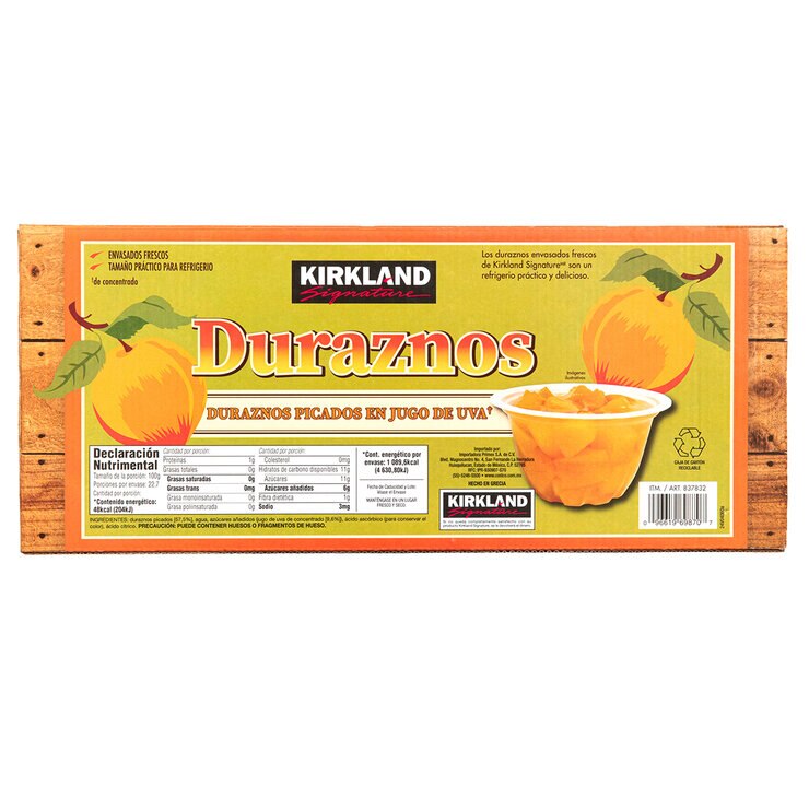 Kirkland Signature Duraznos Picados 20 pzs de 113 gr — Imagen 2 de 2