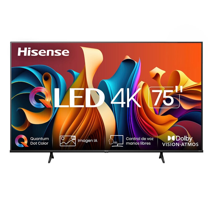 Hisense Pantalla 75" QLED 4K GOOGLE TV — Imagen 3 de 4