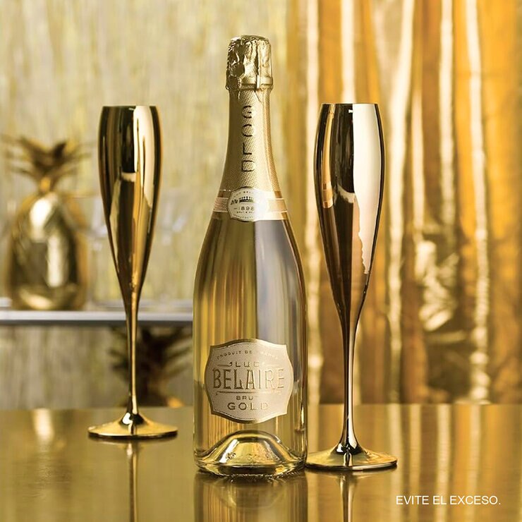 Vino Espumoso Luc Belaire Gold Brut 750 ml — Imagen 2 de 2