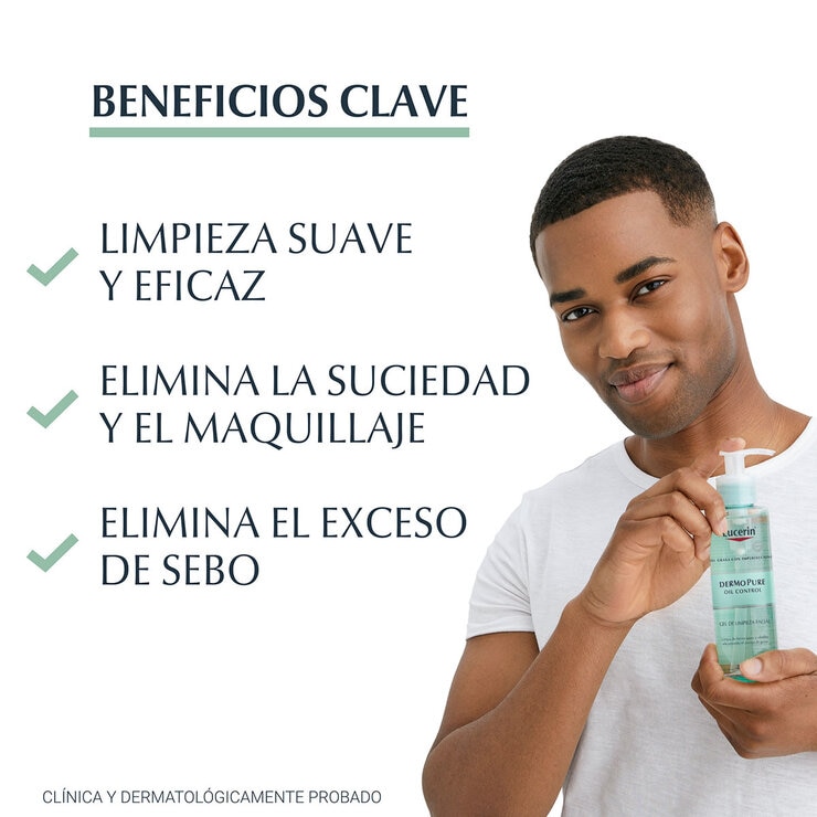 Eucerin Dermo Pure 2 pzas 400 ml + gel Limpieza 75 ml  — Imagen 2 de 4