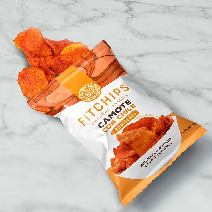 Fitchips Botana Horneada de Vegetales con Chile 12 pzas de 30 g — Imagen 4 de 4