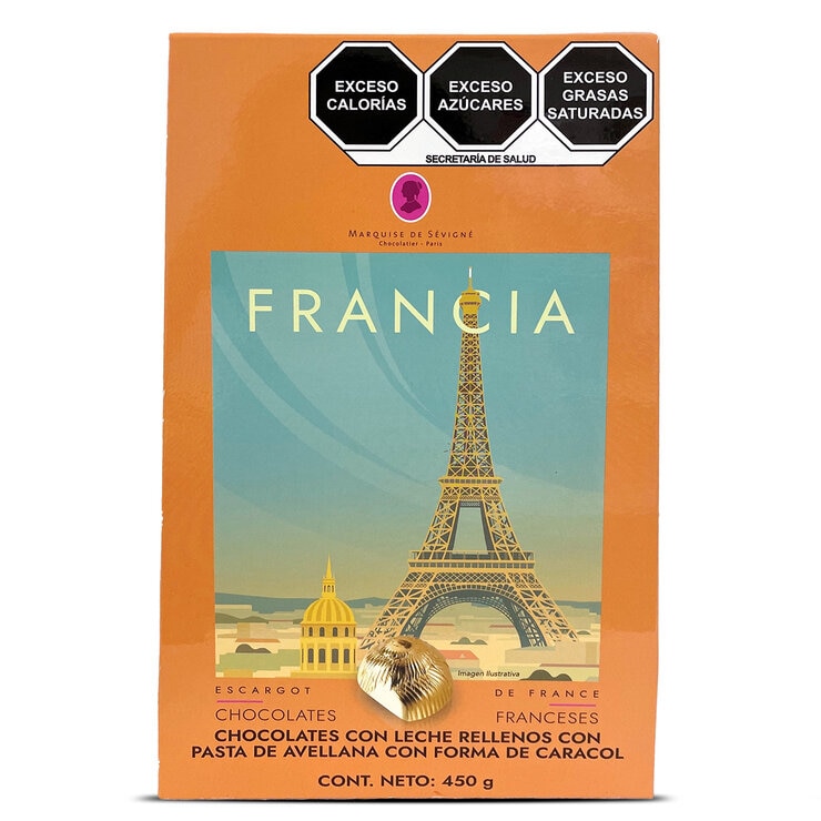 Marquise de Sévigné Chocolates con Leche Rellenos 450 g — Imagen 1 de 2