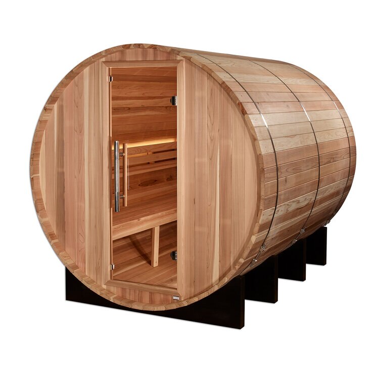 Sauna de Vapor con Diseño de Barril Dynamic Klosters, 6 Personas. — Imagen 4 de 4