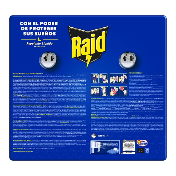 Raid, Repelente Líquido aroma lavanda y regular — Imagen 2 de 2