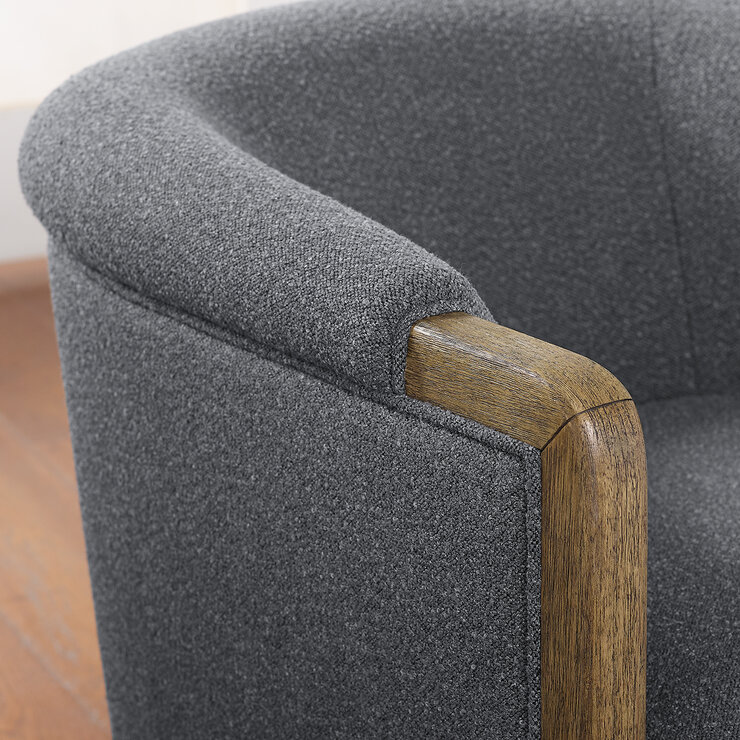 Thomasville, Silla Giratoria de Tela — Imagen 3 de 4