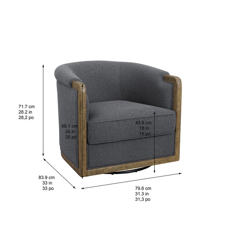 Thomasville, Silla Giratoria de Tela — Imagen 2 de 4