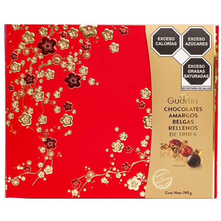 Gudrun Chocolates Amargos Belgas rellenos de Trufa 740 g — Imagen 1 de 2