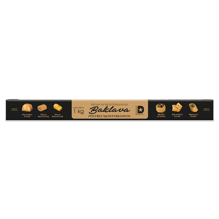 Premium Mediterranean Baklava Postres Mediterráneos 1 kg   — Imagen 3 de 4
