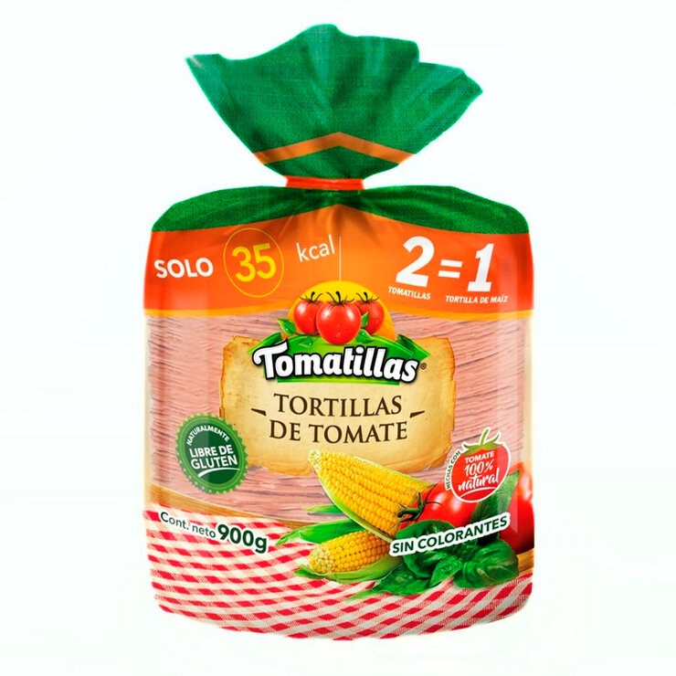 Tomatillas Tortillas De Jitomate 900 g — Imagen 1 de 4