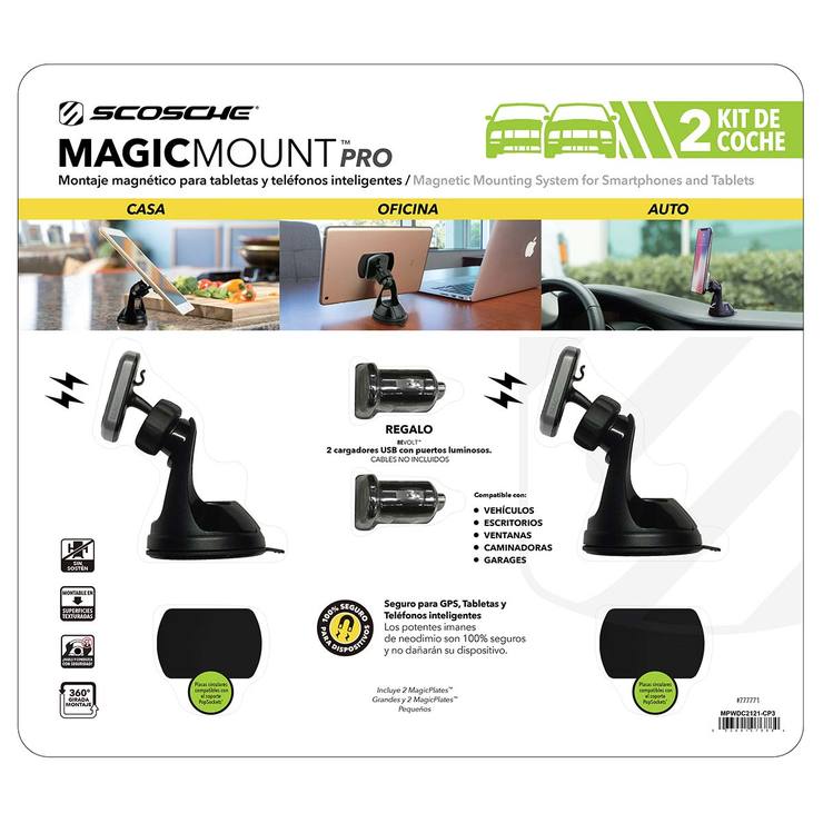Scosche Pro, Kit de Montaje Magnético para Celulares y Tablets — Imagen 1 de 4