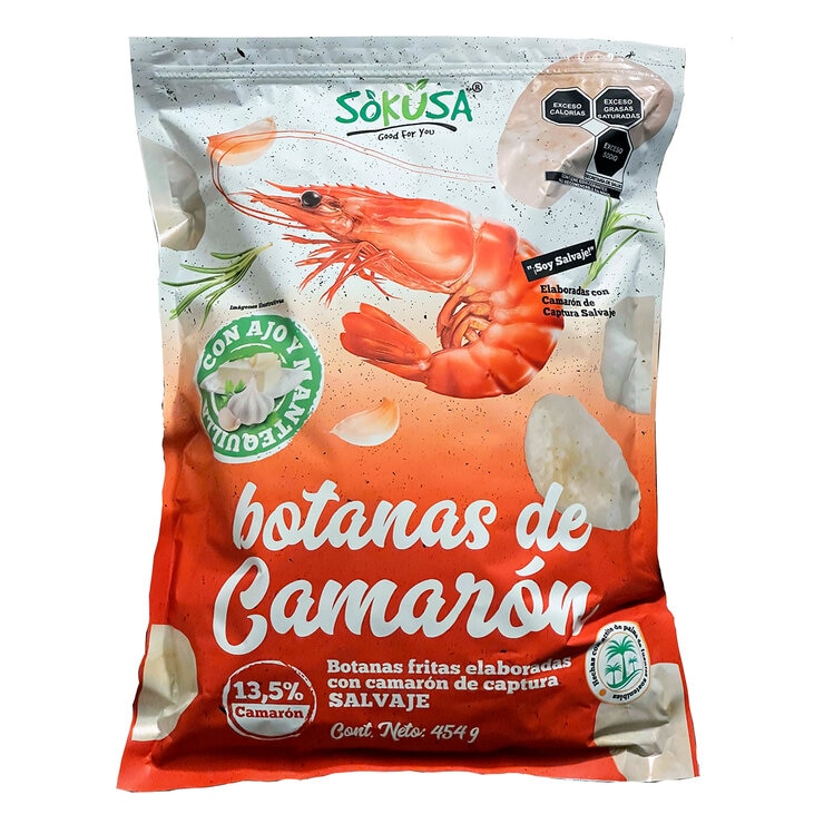 Sokusa Botanas de Camarón 454 g — Imagen 1 de 2